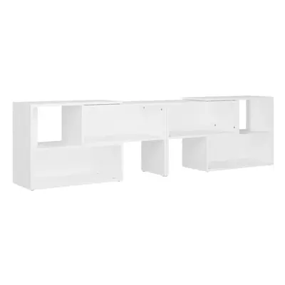 vidaXL TV Cabinet White Engineered Wood Home Sideboard Plasma Stereo Cabinet