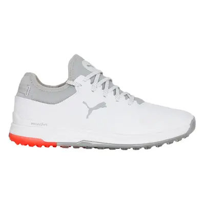 (UK 8, Puma White/High Rise) Puma Golf Mens PROADAPT ALPHACAT Spikeless Waterproof Golf Shoes