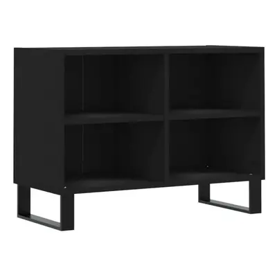 vidaXL TV Cabinet TV Unit Sideboard Media Unit TV Stand Black Engineered Wood