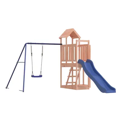 (solid douglas wood) vidaXL Outdoor Playset Wooden Playground Set Kids Swing Set Solid Wood