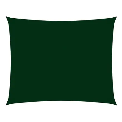 Sunshade Sail Oxford Fabric Rectangular 3x4 m Dark Green