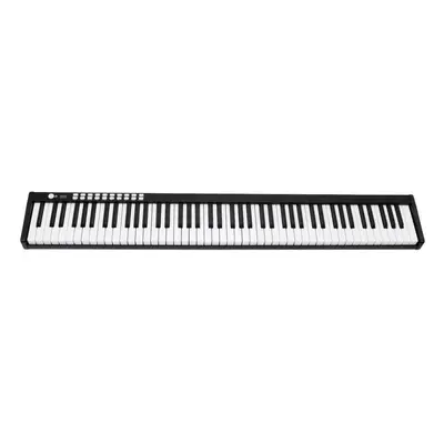 (White) Keys Portable Standard Digital Keyboard LED Keys Smart Electronic Piano