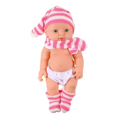 () 30CM Height Simulation Soft Silicone Vinyl Joint Removable Washable Reborn Baby Doll Toy for 