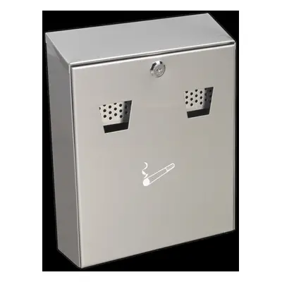 Cigarette Bin Wall-Mounting Stainless Steel