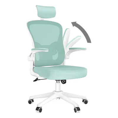 (Green A) Ergonomic Office Chair With Adjustable Headrest