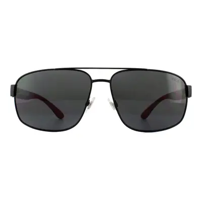 Polo Ralph Lauren Sunglasses 903887 Matte Black Grey