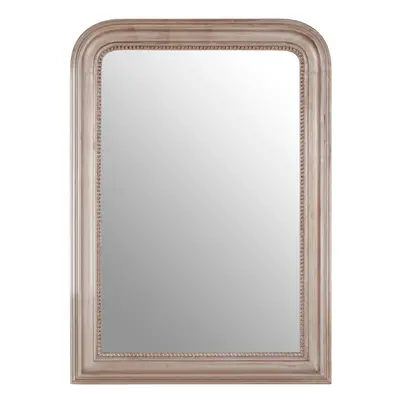 Premier Housewares Gaia Silver Wood Wall Mirror