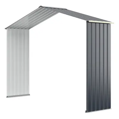 Outdoor Storage Shed Extension Kit for cm Shed Width Increased Storage Space