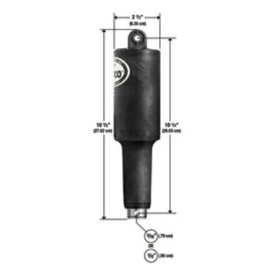 Lenco 101XDS Short Extreme Duty Actuator - 12V - 2-1/4" Stroke w/5/16" Hardware