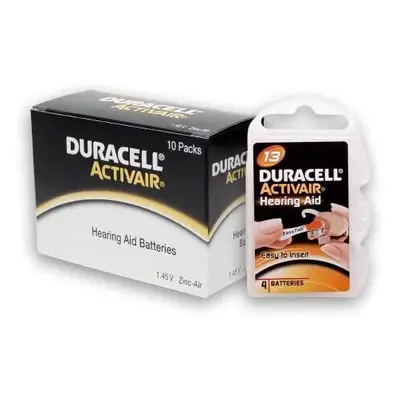 Duracell Size Hearing Aid Battery Batteries