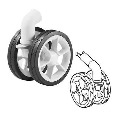 (White) Quinny Moodd 3-wheel front wheel