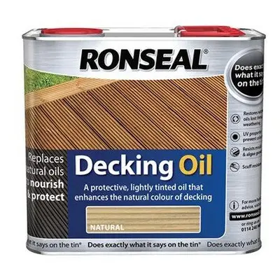 Ronseal Decking Oil Natural Cedar 2.5 Litre