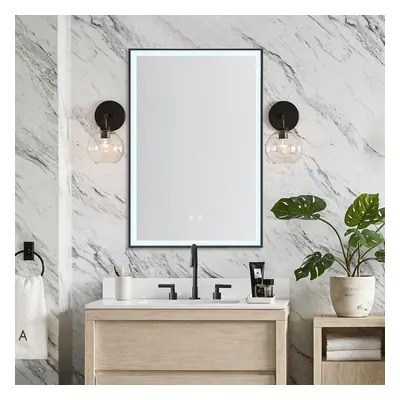 (60*90cm) Rectangular Anti-fog Bathroom Vanity Mirror Touch Sensor