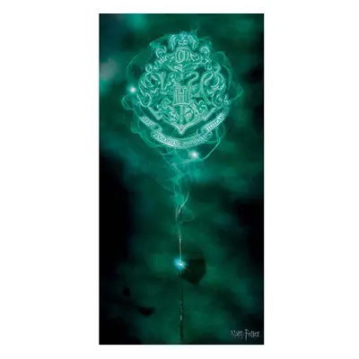 Harry Potter Patronus Hogwarts Crest Canvas Print