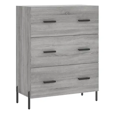 vidaXL Sideboard Storage Side Cabinet Cupboard Grey Sonoma Engineered Wood