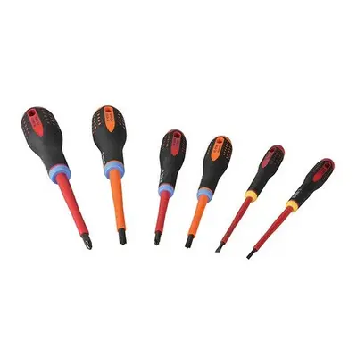 Bahco BE-9884S Mixed Insulated ERGO Screwdriver Set Piece SL/PH/PZ