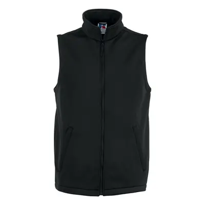 (3XL, Black) Russell Mens Smart Softshell Gilet