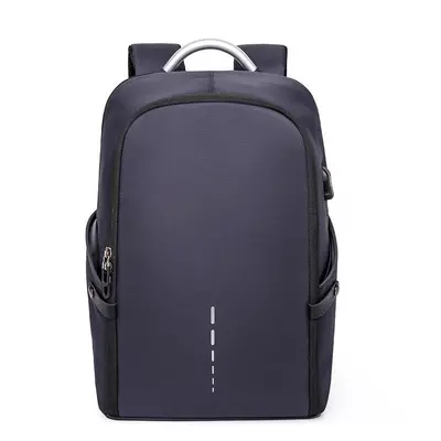 (Blue) 30L USB Backpack Anti-thief Shoulder Bag Inch Laptop Bag Camping Waterproof Travel Bag Sc