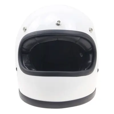 (White, 2XL) Motorcycle Helmet Retro Flying Helmets for TTCO Series