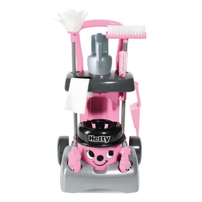 Henry & Hetty Toys - Hetty Deluxe Cleaning Trolley - Pink Hetty-Inspired Toy Playset with Workin