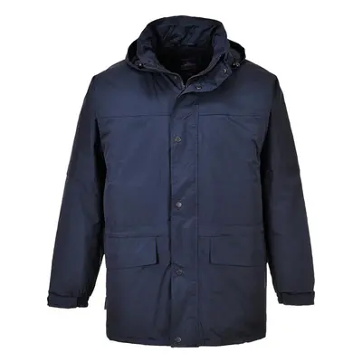 (S, Navy) Portwest Mens Oban Fleece Lined Jacket