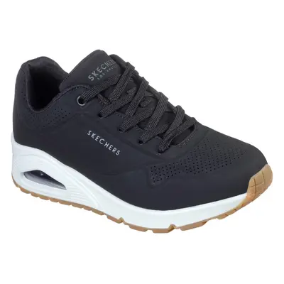 (7 UK, Black) Skechers Womens/Ladies Uno Stand On Air Trainers