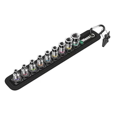 Belt Zyklop socket set with holding function, 1/4" drive, pieces