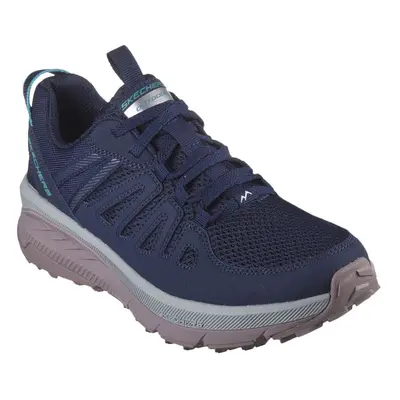 (UK 6, Navy) Skechers Womens Switch Back Cascades Low Top Lace Up Memory Foam Trainers