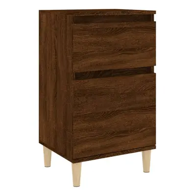 (brown oak, pcs) vidaXL Bedside Cabinets Bedside Table Nightstand Table Side Table End Table