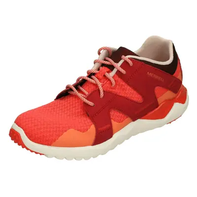 (UK 4.5, Strawberry (Red)) Ladies Merrell Casual Trainers 1SIX8 Mesh J03274