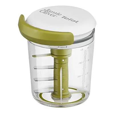 Jamie Oliver, Chop & Shaker, Manual Food Chopper & Mixer Shaker, Stainless Steel Blades, Spillpr