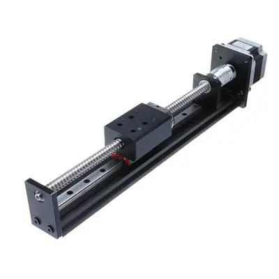 100-600mm Linear Actuator SFU1204 Ballscrew Linear Module MGN12 Linear Guide with NEMA 23HS4128 