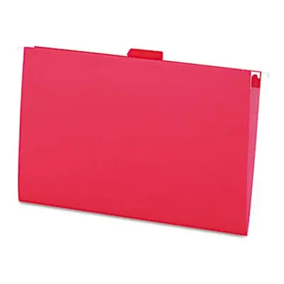 Universal Hanging File Folders- 1/5 Tab- Point Stock- Legal- Red- 25/Box