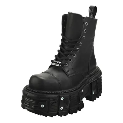 (10) New Rock M-tank083-c1 Unisex Platform Boots