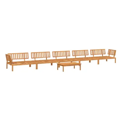 vidaXL Garden Pallet Sofa Set Piece Outdoor Pallet Sofa Solid Wood Acacia