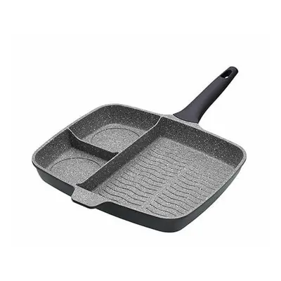 MasterClass Cast Aluminium Three Section Grill Pan