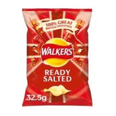 Walkers Ready Salted Crisps 32.5g (32 x 32.5g)