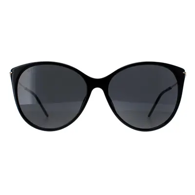 Gucci Sunglasses GG1268S Black Gold Grey