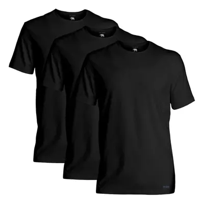 Ted Baker Pack Cotton Stretch Crew Neck Tee - Black / Black / Black - Medium