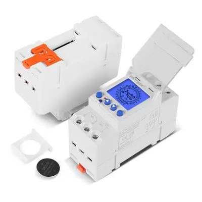 (TM929AKL) LCD Digital Analogue Time Switch Replaceable Battery 85-265V 16A 30A Hours