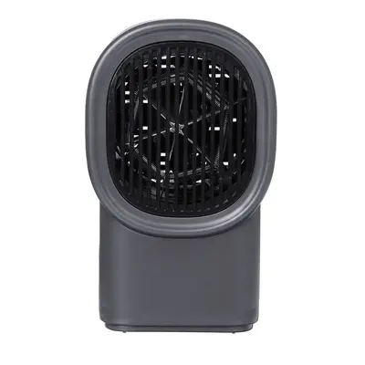 (Dark Grey, US Plug) 400W Mini Electric Heater Plug Space Heating Winter Air Warmer Fast Heating