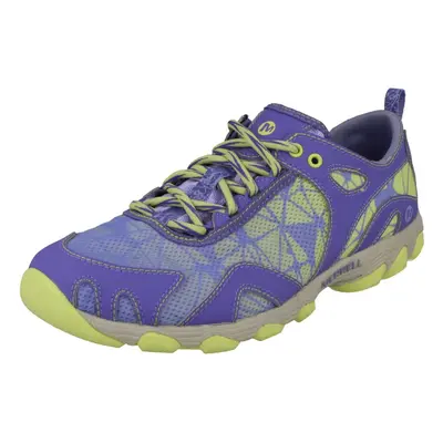 (UK 5.5, Light Purple/Yellow (Purple)) Ladies Merrell Trainers Hurricane Lace