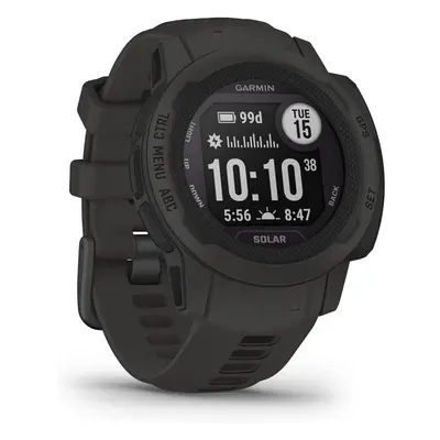 Garmin Instinct 2S Solar Rugged GPS Smartwatch, Graphite