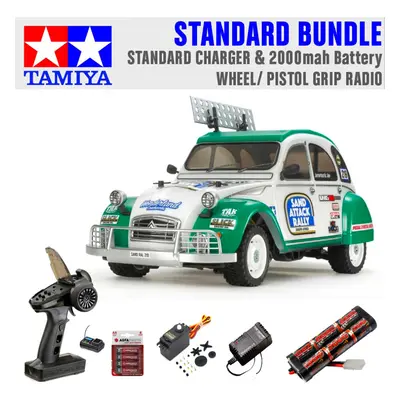 TAMIYA RC Citroen 2CV Rally (M0-5Ra) 1:10 (WITH ESC) Standard Wheel Bundle