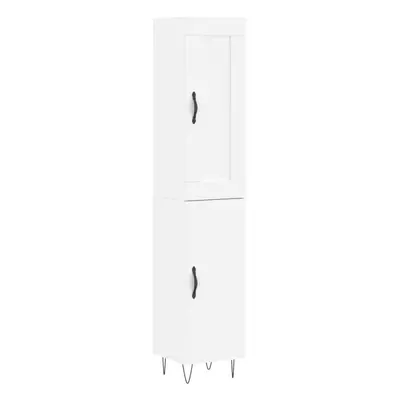 (white, door) vidaXL Highboard Sideboard Tall Storage Cabinet Side Cabinet Engineered Wood