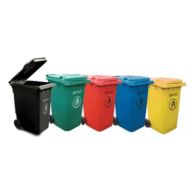 (Green) Bentley Litre Wheelie Bin - Various Colours Available