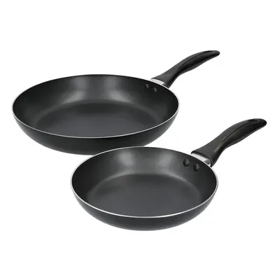 KitchenCraft Non-Stick Induction Frying Pan Set in Gift Box, 28cm and 20cm Aluminium Frying Pans