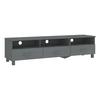 (dark grey) vidaXL TV Cabinet Solid Wood Pine Wooden TV Stand Unit Furniture Multi Colours