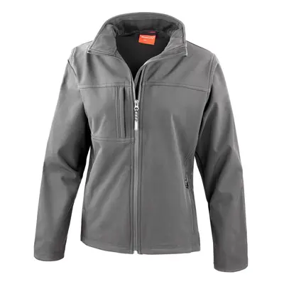 (16 UK, Grey) Result Womens/Ladies Classic Soft Shell Jacket