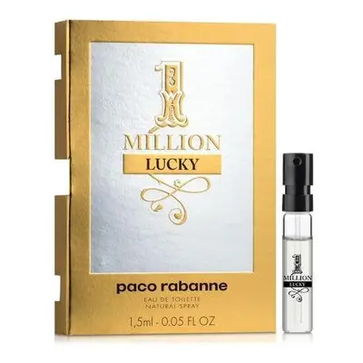 Paco One Million Lucky 0.05 Oz Eau De Toilette Spray Vial For Men